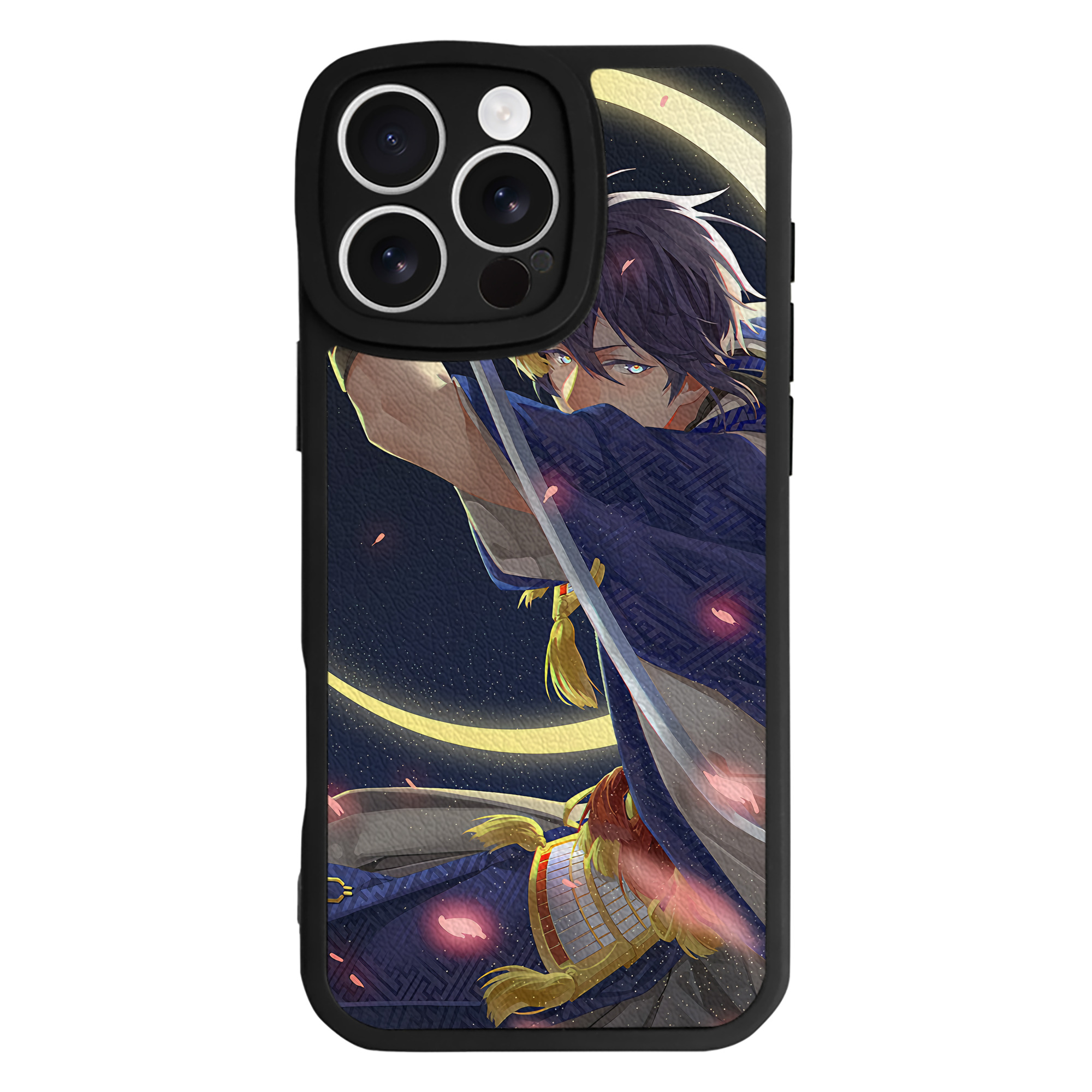 （画像用） 刀剣乱舞 Touken Ranbu 【iPhone 16シリーズ対応】シリコンスマホケース（レザー調） 材質：シリコン
